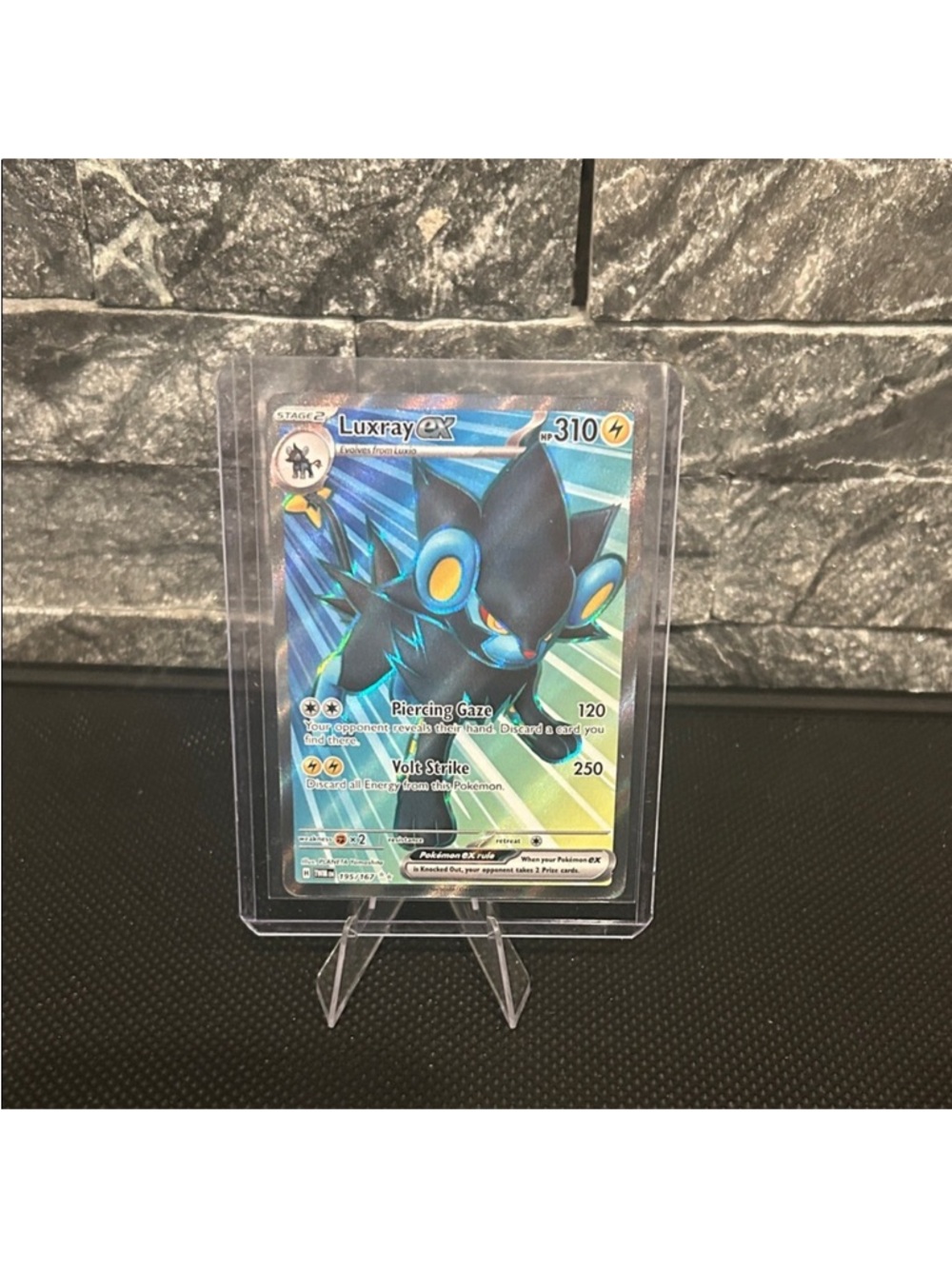 Pokemon Luxray EX Holo 195/167 from‎ the Twilight Masquerade Set M/NM